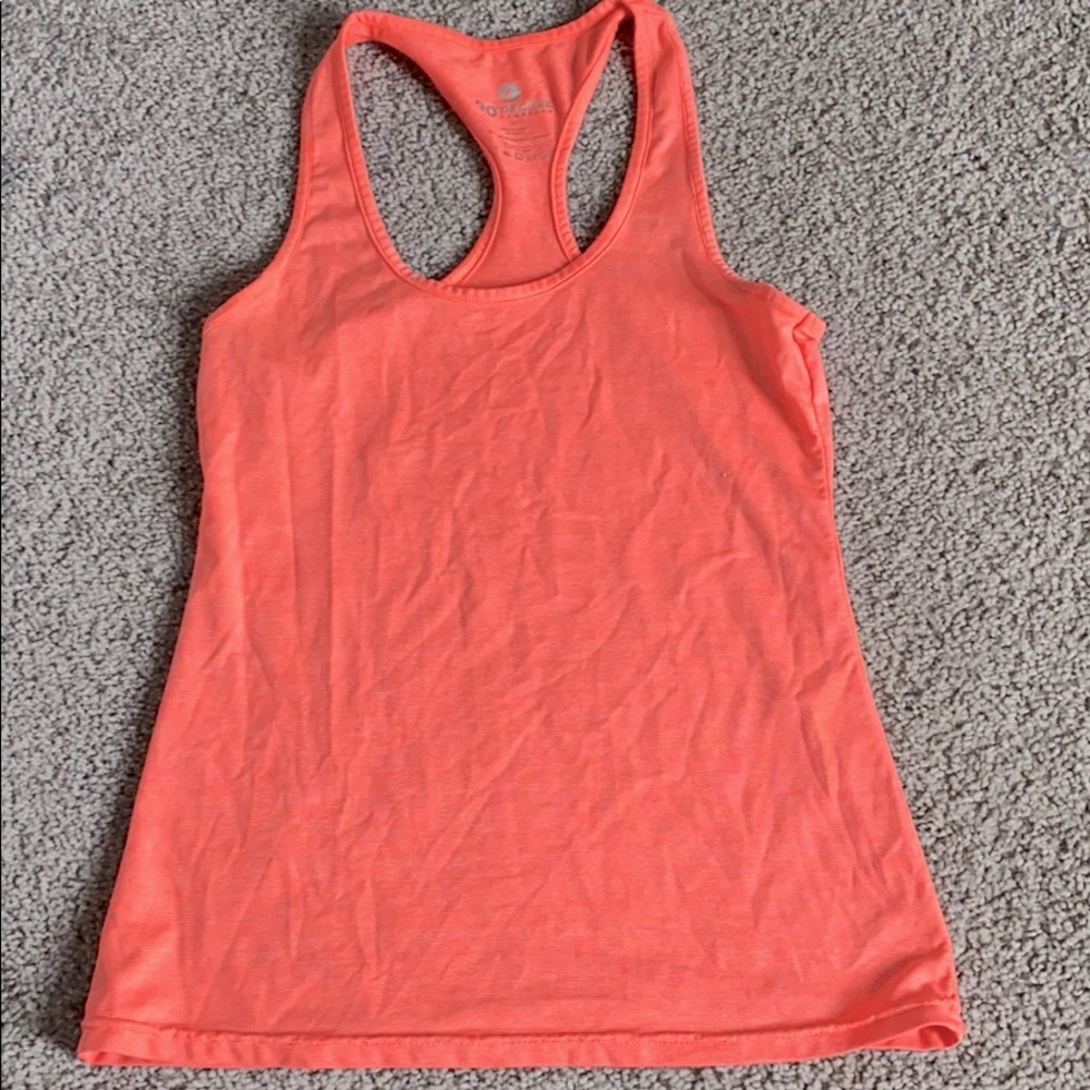 Neon orange size medium workout tank